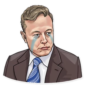 Стикер 11 из набора Elon Musk