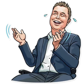 Стикер 17 из набора Elon Musk