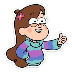 Стикер 7 из набора Gravity Falls