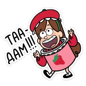 Стикер 15 из набора Gravity Falls