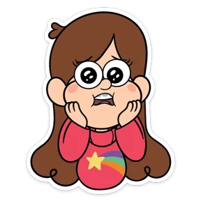 Стикер 17 из набора Gravity Falls