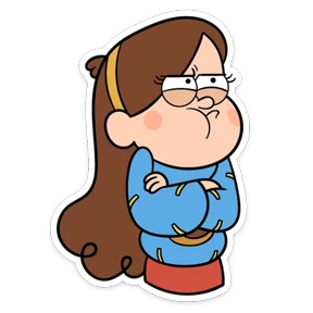 Стикер 21 из набора Gravity Falls