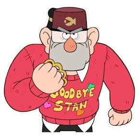 Стикер 24 из набора Gravity Falls
