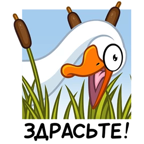 Стикер 1 из набора Гусь!