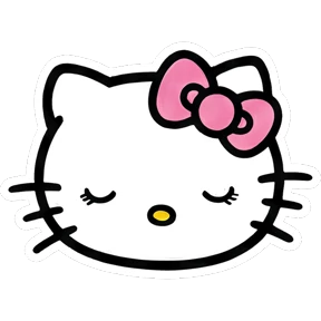 Стикер из набора Hello Kitty