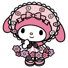 Стикер из набора Hello Kitty