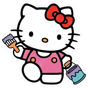 Стикер 8 из набора Hello Kitty