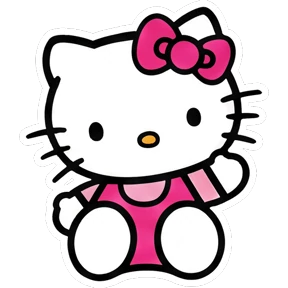 Стикер 18 из набора Hello Kitty
