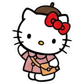 Стикер 19 из набора Hello Kitty