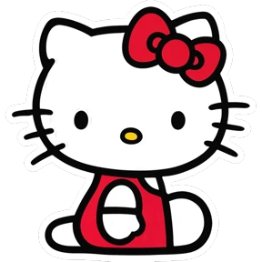 Стикер 23 из набора Hello Kitty