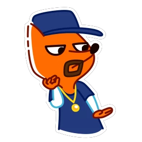 Стикер 12 из набора High Fox