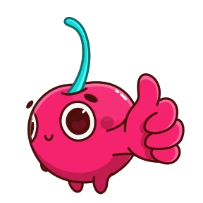 Стикер из набора Hot Cherry