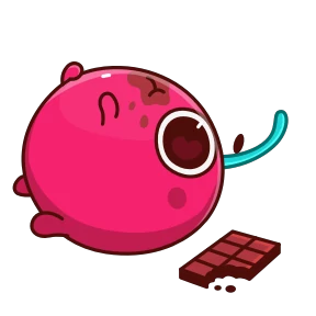 Стикер 9 из набора Hot Cherry