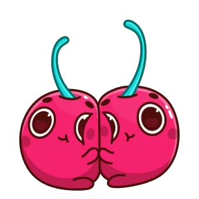 Стикер 1 из набора Hot Cherry