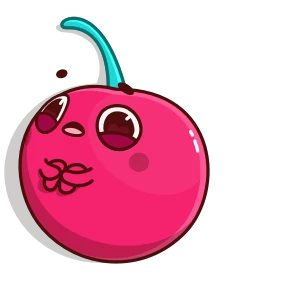 Стикер 6 из набора Hot Cherry