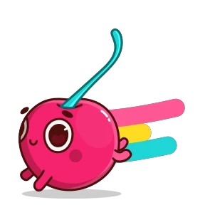 Стикер 4 из набора Hot Cherry