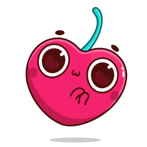 Стикер 21 из набора Hot Cherry