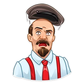 Стикер из набора Ильич
