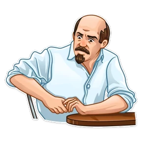 Стикер 7 из набора Ильич