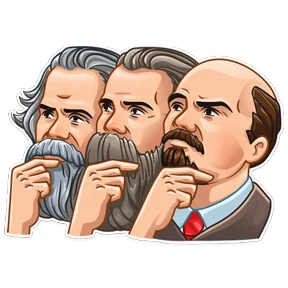Стикер 18 из набора Ильич