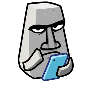 Стикер 19 из набора Истукан