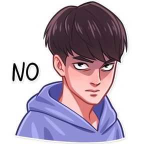 Стикер из набора K-Pop