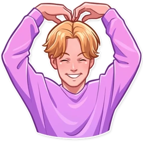 Стикер из набора K-Pop