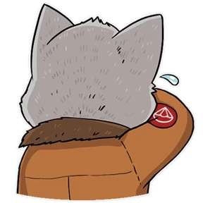 Стикер 20 из набора Kamikaze Cat