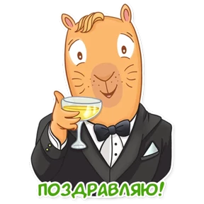 Стикер 15 из набора Капи Барри