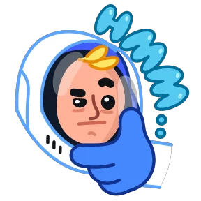 Стикер 11 из набора Космос