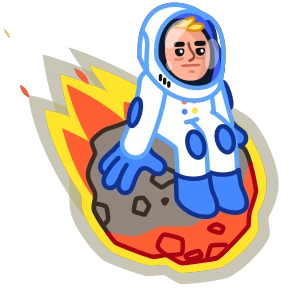 Стикер 18 из набора Космос