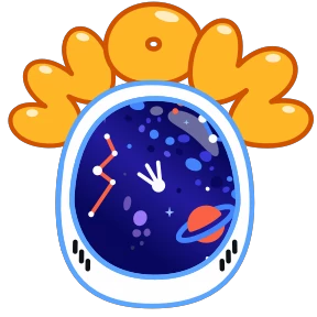 Стикер 6 из набора Космос