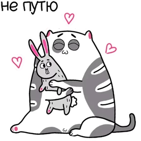 Стикер 28 из набора Котэ