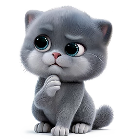 Стикер 9 из набора Котёнок