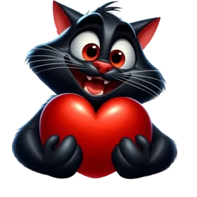 Стикер 22 из набора Котик