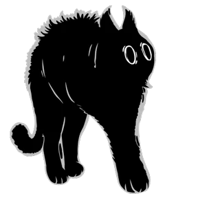 Стикер из набора Котмодерн