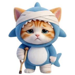 Стикер 15 из набора Котоакула