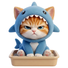 Стикер 20 из набора Котоакула