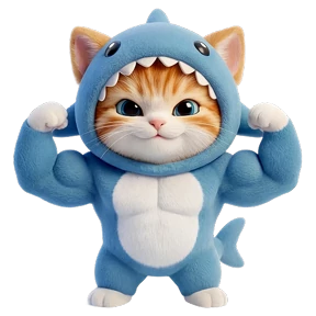 Стикер 24 из набора Котоакула