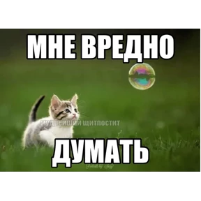 Стикер 11 из набора Коты-мемы 3