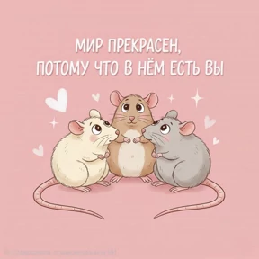 Стикер 3 из набора Крысы