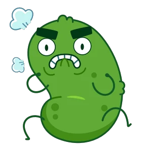 Стикер 24 из набора Лихой огурчик