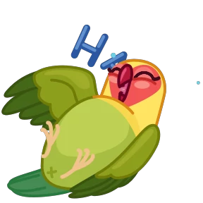 Стикер из набора Love Birds