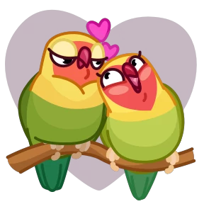 Стикер 24 из набора Love Birds