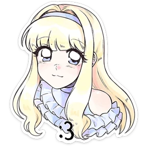 Стикер 18 из набора Mariko
