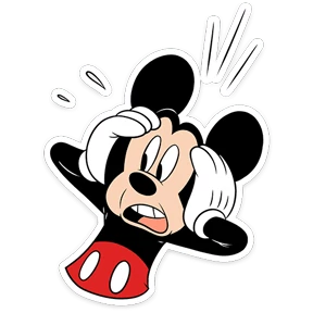 Стикер 13 из набора Микки и Минни Маус