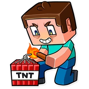 Стикер 19 из набора Minecraft