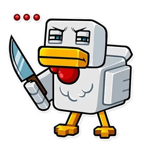 Стикер 22 из набора Minecraft