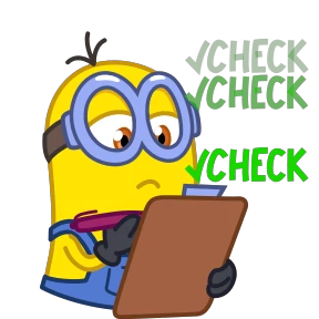 Стикер 7 из набора Minions