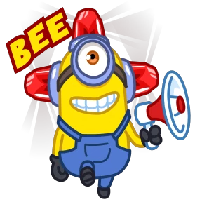 Стикер 18 из набора Minions
